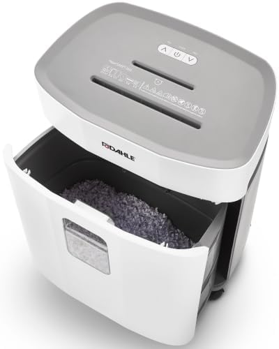 Dahle PaperSAFE PS 260 Paper Shredder, Oil Free, Jam Protection, Security Level P-4, 12 Sheet Max, Shreds CDs, Staples, Paper Clips & Credit Cards - Image 2