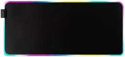 RGB Gaming Mouse Pad-14 Light Modes, Extended Soft LED Mouse Pad, Anti-Slip Rubber Base, Computer Keyboard Large Mousepad Mat, Waterproof Mousepads (25.6 * 11.6 Inch) by Tongyanat