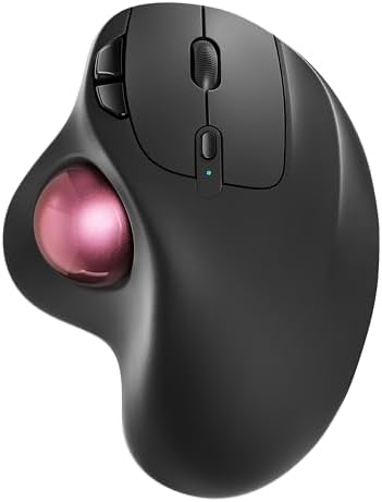 Nulea M501 Wireless Trackball Mouse Ergonomic Thumb Control, 4 DPI Levels by Nulea