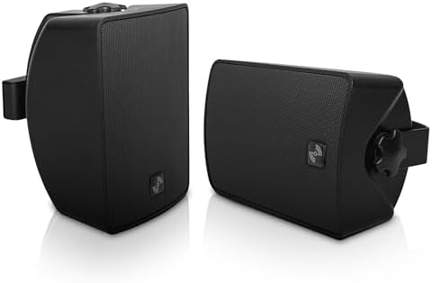 Sound Town Commercial Restaurant Bluetooth Amplifier + Surface-Mount Speaker Set, with One 6-Zone 70V/100V Amplifier with Bluetooth, 6 x 4.5-Inch Surface-Mount Speakers, Black (PAC180X6TV4B)… - Image 4