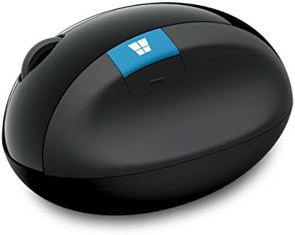 Microsoft Sculpt Ergonomic Mouse, Black - Wireless Mouse for Natural Wrist Comfort with 4-Way Scroll Wheel for PC/Laptop/Desktop, works with Mac/Windows 8/10/11 Computers - Image 4