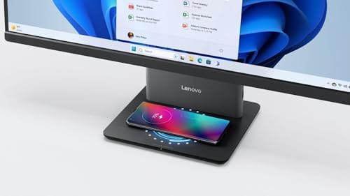 Lenovo IdeaCentre All-in-One Desktop Computer, 27" FHD Touchscreen, 6-core AMD Ryzen 5 8645HS, 16GB DDR5, 1TB SSD, Wi-Fi 6, HDMI in&Out, Wireless Charging Base, Wireless KB&Mouse, Windows 11 Home - Image 5