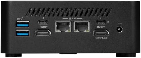msi Cubi NUC Barebone Desktop, Intel Core 5-120U, 2X DDR5 Slots (up to 64GB), TPM 2.0, WiFi 6E, 3 Year Advance Replacement (1MG-010BUS) - Image 3