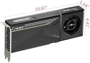 ASRock Intel Arc Pro B65 Creator 32GB Workstation Graphics Card, Intel Xe2-HPG, 32GB GDDR6, PCIe 5.0, 4X DisplayPort 2.1, Blower Fan, Vapor Chamber, Honeywell PTM7950 - Image 2
