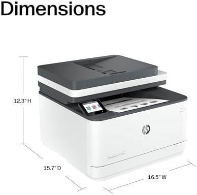 HP LaserJet Pro MFP 3101fdw Wireless Black & White All-in-One Laser Printer, Scanner, Copier, Fax, Best-for-Office (3G628F) - Image 4