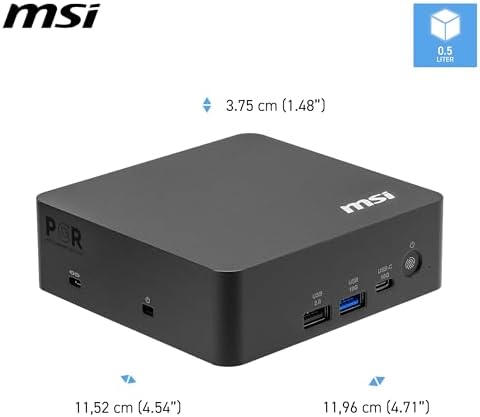 Cubi NUC AI+ Desktop, Intel Core 9-386H, 16GB Memory, 1TB SSD, WiFi 7, Win 11 Pro NextGen Premium, Copilot+ PC, 3 Year Advance Replacement (3MG-015US) - Image 4