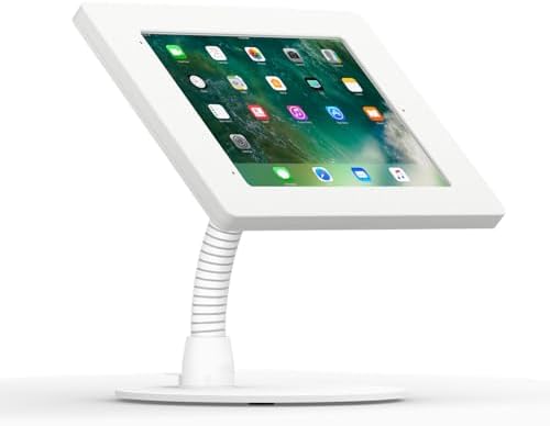VidaMount White Home Button Covered Enclosure and Portable Flexible Stand [Bundle] Compatible with iPad Pro 10.5" & Air 3rd Gen by VidaMount