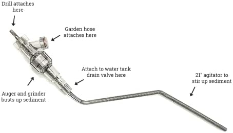 Water Heater Cleaning Tool for Sediment Removal - Image 2
