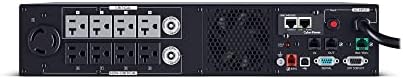 CyberPower PR3000RT2UN Smart App Sinewave UPS System, 3000VA/3000W, 9 Outlets, 2U Rack/Tower, AVR, Pre-Installed RMCARD205 - Image 3