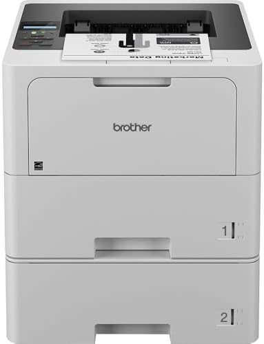 Brother Business Monochrome Laser Printer White HLL6210DWT Bundle Genuine Super High Yield Toner Cartridge Black - Image 2