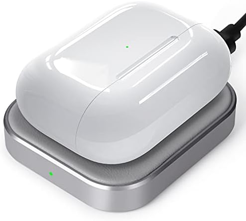 AirPods Pro Charger - Wireless Charging Station for AirPods 4 (withActive Noise Cancellation)/ 3rd/ 2rd, Gray by miroddi