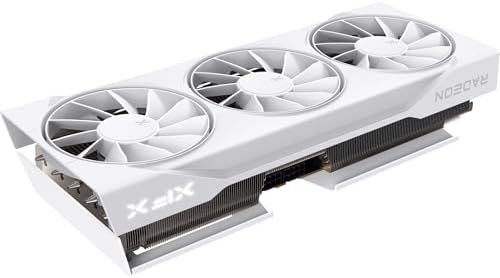 XFX Swift AMD Radeon RX 9070 OC White Triple Fan Gaming Edition with 16GB GDDR6 HDMI 3xDP, AMD RDNA 4 RX-97SWFB3W9 - Image 5