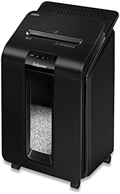 Fellowes AutoMax Micro-Cut 100M Commercial Office Auto Feed 2-in-1 Paper Shredder with 100-Sheet Capacity, Black by FellowesBrands