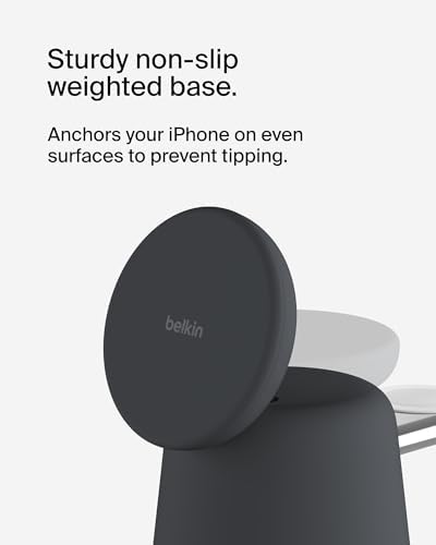 Belkin MagSafe 15W 2 in 1 Wireless Charging Dock, Fast Charger - Image 4