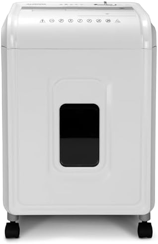 Aurora Anti-Jam 12-Sheet Cross-Cut Paper/CD and Credit Card Shredder with 4 Gallon Pullout Basket/Security Level P-4 by Aurora