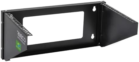 RIVECO 6U Wall Mount Rack for Network| Reinforced Heavy Load 66-99 LBS Small Server Racks Vertical & Horizontal Mounting for 19 inches IT & Studio Equipment. by RIVECO