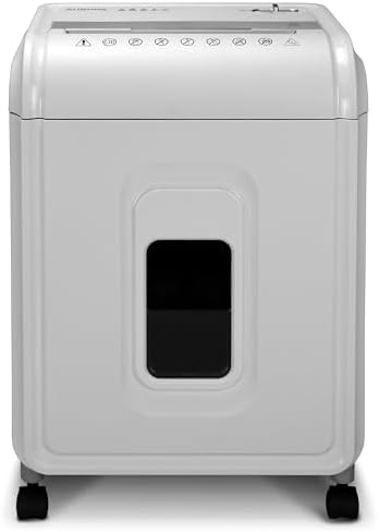 Aurora High-Security 12-Sheet Micro-Cut Paper/CD and Credit Card Shredder with 5.7 Gallon Pullout Basket / 60 Mins Running Time/Security Level P-4 by Aurora