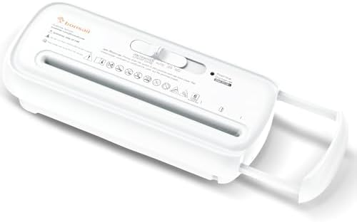 Bonsaii 6-Sheet Small Strip Cut Paper Shredder for Home,Without Basket by bonsaii
