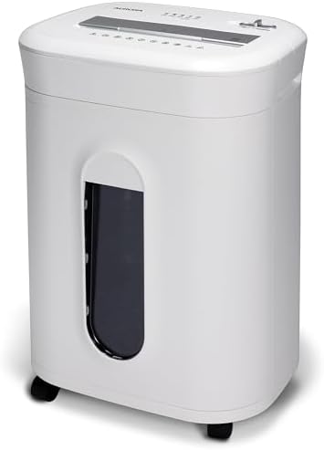 Aurora High-Security 10-Sheet Micro-Cut Paper and Credit Card Shredder with 6 Gallon Pullout Basket / 60 Mins Running Time/Security Level P-5 - Image 7