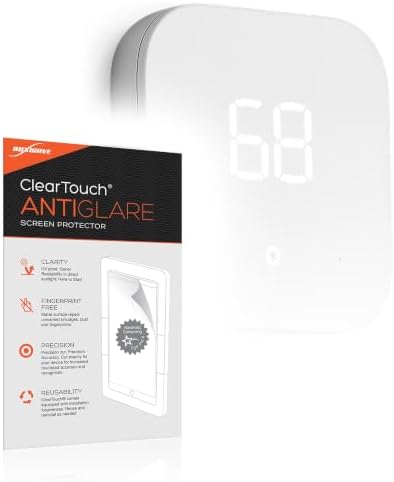 BoxWave Screen Protector Compatible with Amazon Smart Thermostat - ClearTouch Anti-Glare (2-Pack), Anti-Fingerprint Matte Film Skin by Unknown