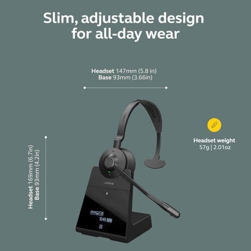 Jabra Engage 65 SE (Second Edition) Wireless Single‑Ear Headset with Mic - Image 5