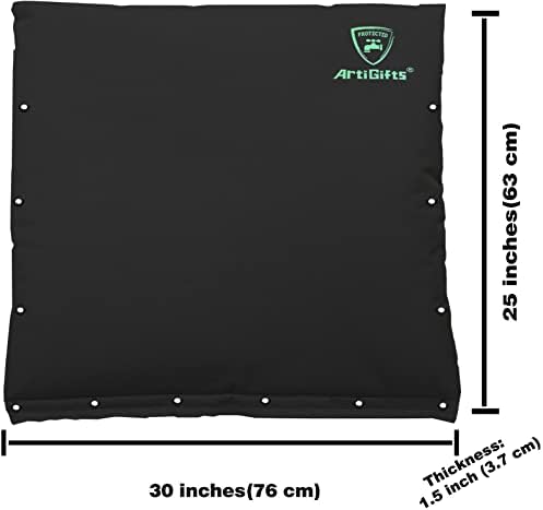 Pro Insulated Pouch - Backflow Insulation Cover for Winter Freeze Protection, Black, 30’’W x 25’’H - Measure Before Purchase - Image 6