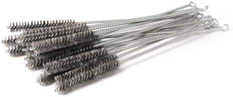 12 Inch Pipe Cleaning Brush Set with Stainless Steel Bristles, Steel Wire Tube Brush Kit for Auto Parts Polishing, Machining, Bottles, Tubes, Etc.（13mm-5pcs） - Image 7