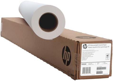 HP C6569C Heavyweight Coated Wide Format Roll, 42" x 100', 35 Lb by Unknown