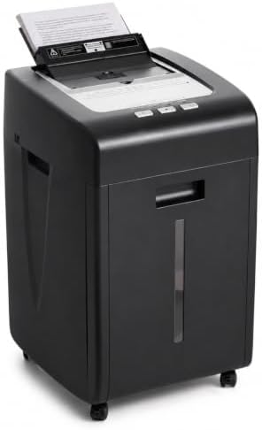 Paper Shredder 200 Sheet Auto Feed 2 X 15 mm P-5 Micro Cut by Unknown