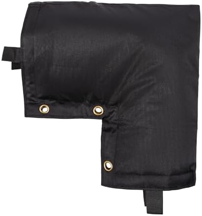 Insulated Backflow Preventer Pouch - Outdoor Pipe Insulation for Winter, Well Pump & Sprinkler Valve Protection (Black 12" W*13" H) by CEMGYIUK