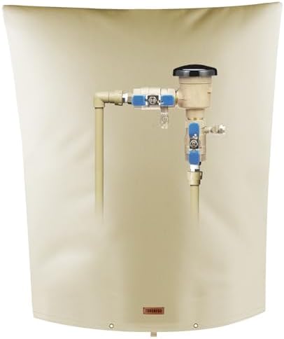TOHONFOO Backflow Preventer Cover, Pipe Freeze Insulation, 26"Wx40"H, Beige by TOHONFOO