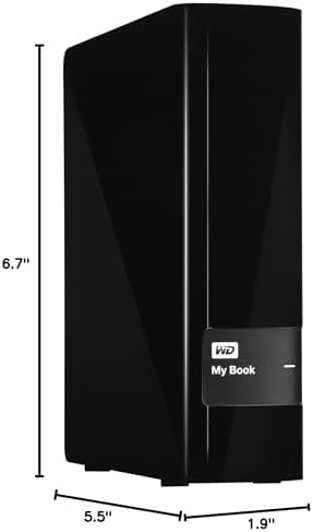 WD 6TB My Book Desktop External Hard Drive - USB 3.0 - WDBFJK0060HBK-NESN,Black - Image 2