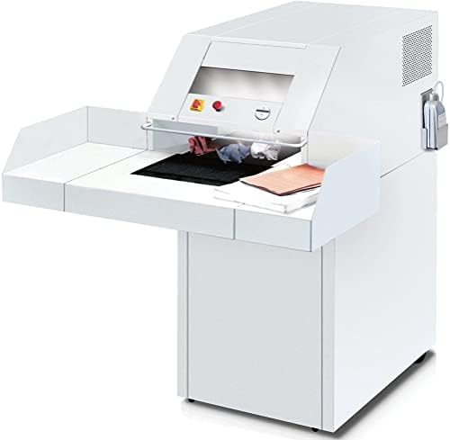 MBM DSH0345 Destroyit 4108 P-2 Strip-Cut High Capacity Paper Shredder, v Strip Width, 60 ft./min Shred Speed, 79 Gal. Shred Volume, 75-95 Sheet Capacity, 16 1/8" Feed Opening, 10 Horsepower by MBM