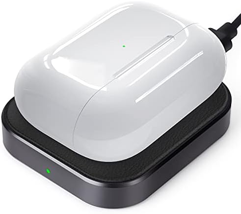 AirPods Pro Charger, Wireless Charging Station for AirPods Pro 3/ Pro 2/Pro, Wireless Charger for Airpods 4 (with Active Noise Cancellation)/ 3rd/ 2rd, Black by miroddi