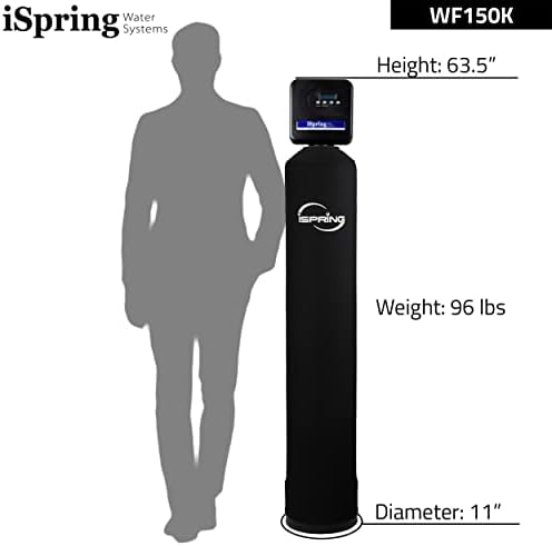 iSpring WF150K Whole House Central Water Filtration System with Set and Forget Smart Valve, Up to 10 Years - Image 5