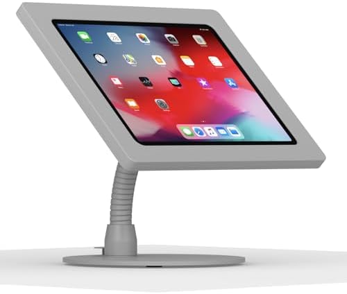 VidaMount Light Grey Enclosure and Portable Flexible Stand [Bundle] Compatible with iPad Pro 12.9" (3rd Gen) by VidaMount