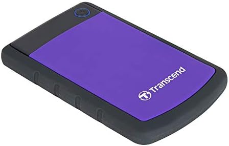 Transcend 1TB StoreJet 25H3 Rugged Portable HDD, One Touch Backup - Image 2