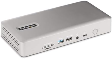 StarTech Thunderbolt 4 Dock, Quad 4K Win, Dual 4K Mac, 16-Port 40Gbps, 100W by Unknown
