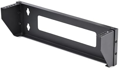 StarTech 2U Vertical Wall-Mount Bracket, 19in, 121lb, 55kg (RK219WALLV-N) by StarTech