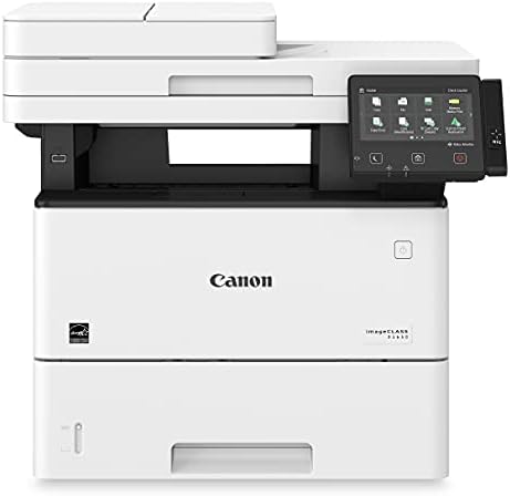 Canon imageCLASS D1650 - Monochrome Duplex Wireless Laser Printer, All-in-One With Scanner, Copier, Fax, Automatic Document Feeder, 3 Year Limited Warranty, 45 PPM, White by Unknown