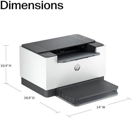 HP LaserJet M209d Laser Printer, Black and White, Automatic Duplex, Wired Connection Only (USB Cable Included), Best-for-Home Office (8J9L0F) - Image 5