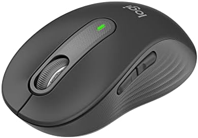 Logitech Signature M650 Wireless Mouse - for Small to Medium Sized Hands, 2-Year Battery, Silent Clicks, Customizable Side Buttons, Bluetooth, Multi-Device Compatibility (Graphite) by Unknown