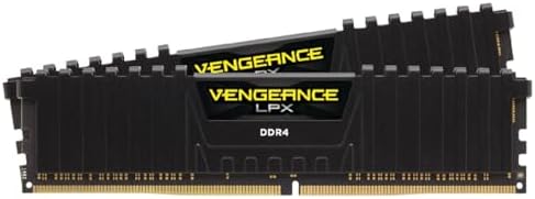 Corsair Vengeance LPX DDR4 RAM 16GB (2x8GB) 3200MHz CL16-18-18-36 1.35V Intel AMD Desktop Computer Memory - Black (CMK16GX4M2B3200C16) by Unknown