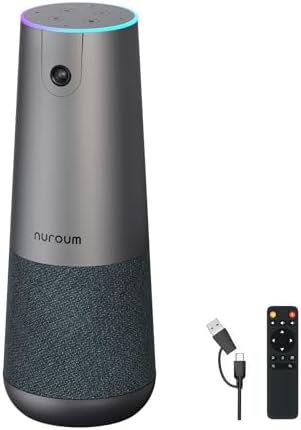 NUROUM C40(2nd Gen) 4K Video Conference Camera, All in One Webcam, 5X Zoom by Nuroum