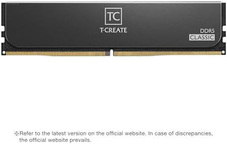 TEAMGROUP T-Create Classic 10L DDR5 64GB Kit (2 x 32GB) 5600MHz (PC5-44800) CL46 Intel XMP 3.0 & AMD EXPO Compatible Desktop Memory Module Ram - CTCCD564G5600HC46DC01 - Image 6