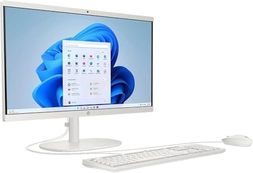 HP 22" FHD All-in-One Desktop Computer | Intel Dual-Core CPU | 16GB DDR4 RAM, 512GB PCIe SSD | WiFi 6, Bluetooth 5.3, RJ45 | Anti-Glare | Intel UHD Graphics | USB-C 5Gbps Port | Wired KB & Mouse - Image 2