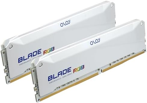 OLOy DDR4 RAM 16GB (2x8GB) White Blade RGB 3600 MHz CL18 1.35V 288-Pin Desktop Gaming UDIMM (MD4U0836181BRWDA) - Image 3