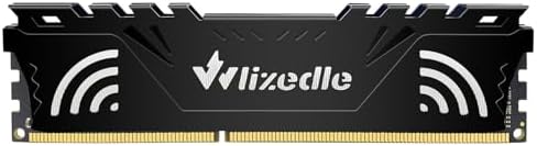 DDR3 RAM 8GB 1600MHz CL11 UDIMM, Desktop Memory Module PC3-12800 240-Pin 1.5V 2Rx8 Dual Rank Non-ECC Unbuffered PC Computer RAM Stick Upgrade - Black by Wlizedle