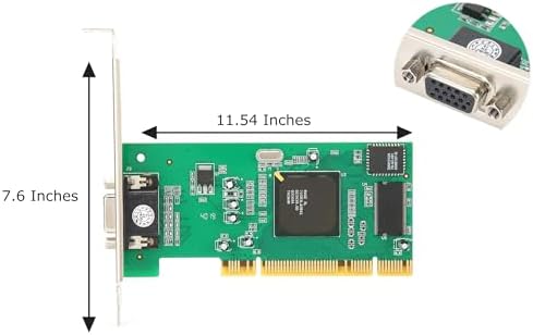 KUJOBUY 8MB Graphics Card VGA PCI 32Bit for Server Industrial Computer Multi-Display for ATI Rage XL 32 Bit PCI VGA Video Card PCI-X Interface Universal Video Card for Desktop Computers - Image 6