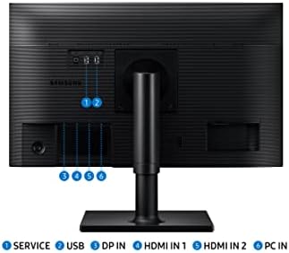 SAMSUNG FT45 Series 22-Inch FHD 1080p Computer Monitor, 75Hz, IPS Panel, HDMI, DisplayPort, USB Hub, Height Adjustable Stand, 3 Yr WRNTY (LF22T454FQNXGO),Black - Image 5